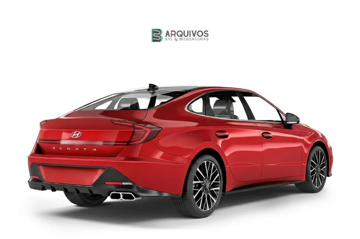 Modelo 3D STL - Hyundai Sonata 2021 — foto 5